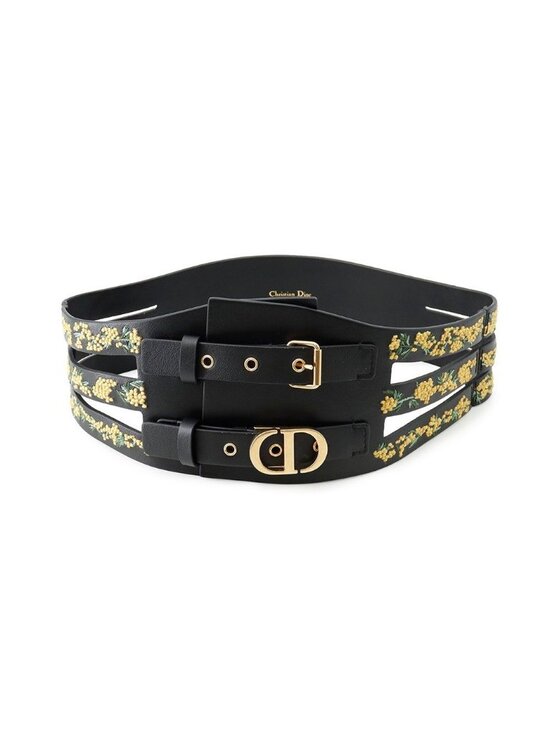 Dior Belt Leather Flower 70 main image 5